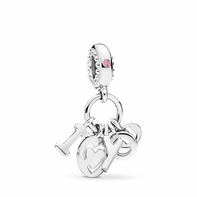 Pandora I Love You Letters Dangle Charm Sale NZ, Sterling Silver (637425-JOQ)